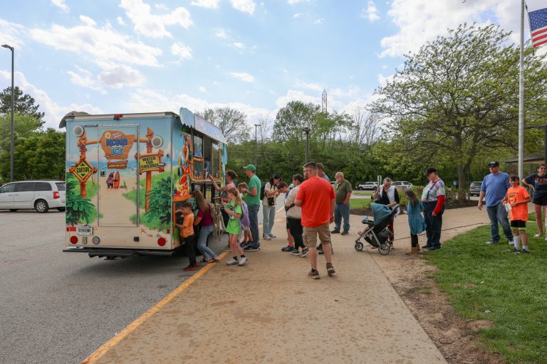 Running is Elementary: Kona Ice truck